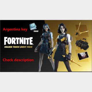 Fortnite Golden Touch Quest Pack
