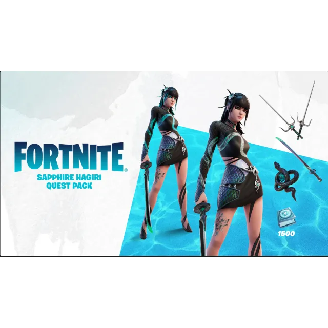 Fortnite Sapphire Hagiri Quest Pack Fortnite Objets De Jeu Gameflip 5890