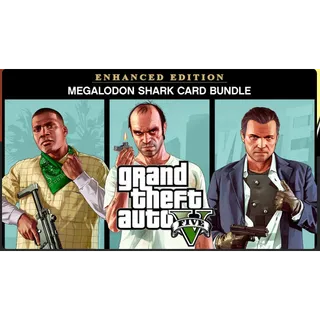 GRAND THEFT AUTO V: PREMIUM ONLINE EDITION & MEGALODON SHARK x10 