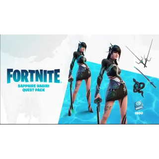 Fortnite Sapphire Hagiri Quest Pack