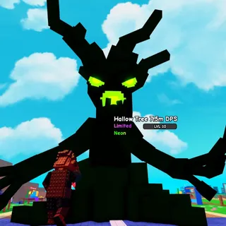 HUGE Neon Hallow Tree | 11.2M DMG | 7.5M DPS - Plants Vs Brainrot LIMITED
