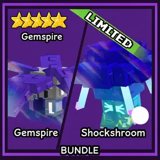 Gemspire + Shockshroom - Garden Tower Defense