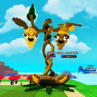 Huge Gold Festive Grape | Random DPS 5kg - Plants Vs Brainrot 