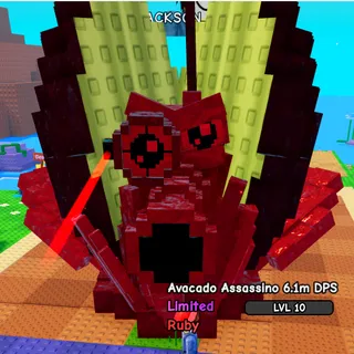 Ruby Avacado Assassino | 6.1M DPS | 1% Limited - Plants Vs Brainrot 