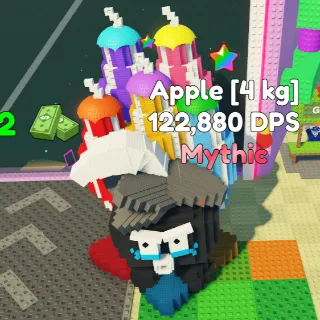 MAX Rainbow Apple| 122k DPS | 3kg - Merge and Fight