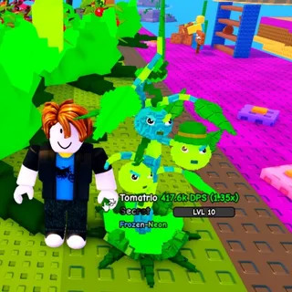 Frozen-Neon Tomatrio Random DPS - Plants Vs Brainrot