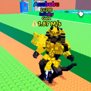 Gold Anububu | Escape Tsunami For Brainrot | LV 200