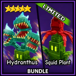 Hydranthus + Squid Plant - Garden Tower Defense