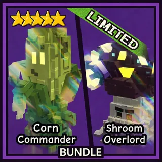 Corn Commander + Shroom Overlord - Garden Tower Defense