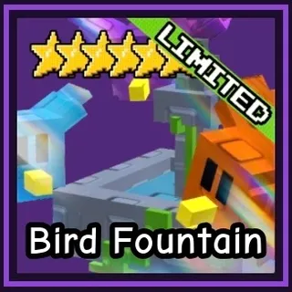 Bird Fountain - Garden Tower Defense