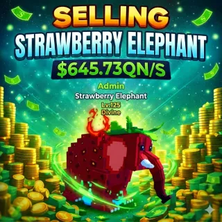 x5 Admin Strawberry Elephant 645.73QN/s | Escape Tsunami For Brainrots | Max LV