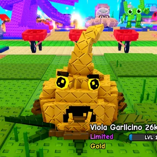 Gold Viola Garlicino | Random DPS | 2kg | Limited - Plants Vs Brainrot 