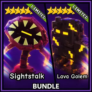 Sightstalk + Lava Golem - Garden Tower Defense