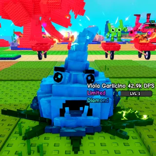 Diamond Viola Garlicino | Random DPS | 2.2kg | Limited - Plants Vs Brainrot 