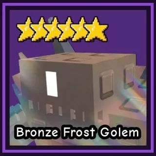 Bronze Frost Golem - Garden Tower Defense