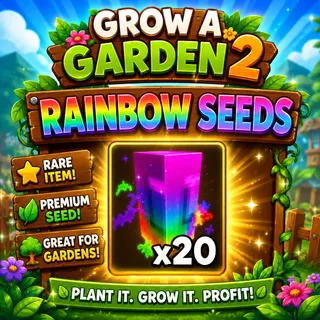 (On Stock!) x20 Rainbow Seed - Grow A Garden 2