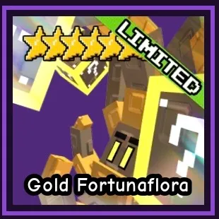 Gold Fortunaflora - Garden Tower Defense