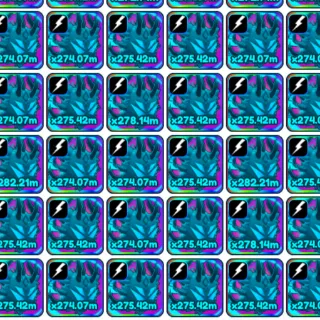 x100 Rainbow Electric Orbital Demigod | Tap Simulator