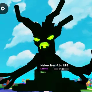 HUGE Neon Hallow Tree | 10.7M DMG | 7.1M DPS | 15.7kg - Plants Vs Brainrot LIMITED
