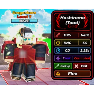  Hashiromo (Toad) God 641K DPS - Defend Ur Base With Anime