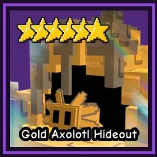 Gold Axolotl Hideout - Garden Tower Defense