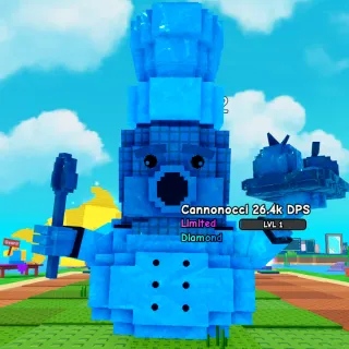 SEMI HUGE Diamond Cannonocci | Random DPS | 4.4kg | Limited - Plants Vs Brainrot 