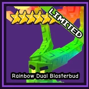 Rainbow Dual Blasterbud - Garden Tower Defense