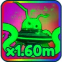 Rainbow UFO Alien | Tap Simulator