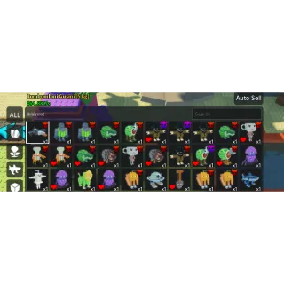 x15 HUGE Brainrots | 50k/s+ | Random - Merge and Fight