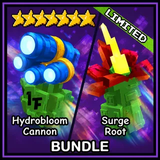 Hydrobloom Cannon + Surge Root - Garden Tower Defense
