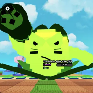 HUGE Neon|Commando Apple | 7.5M DMG | 6.8M DPS - Plants Vs Brainrot LIMITED