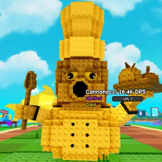 SEMI HUGE Gold Cannonocci | Random DPS | 4.1kg | Limited - Plants Vs Brainrot 