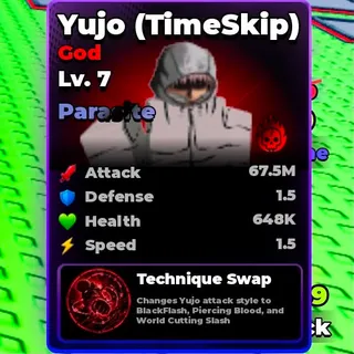 Parasite Yujo (TimeSkip) - Roll An Anime To Fight