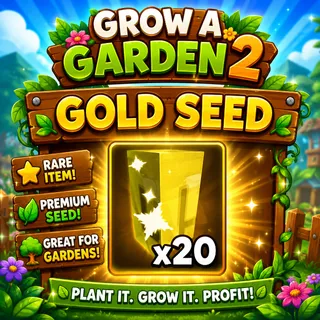(On Stock!) x20 Gold Seed - Grow A Garden 2