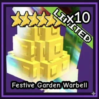 x10 Festive Garden Warbell - Garden Tower Defense