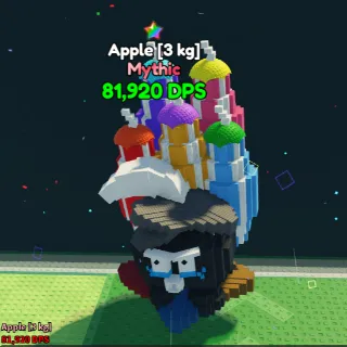 MAX Rainbow Apple| 81k DPS | 3kg - Merge and Fight