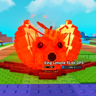 Scorched King Limone | Random DPS | 3.1kg - Plants Vs Brainrot 