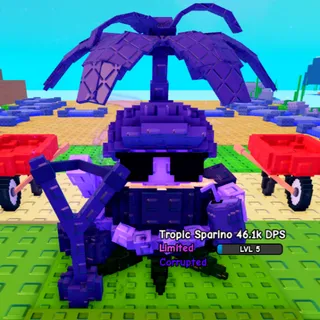 Corrupted Tropic Sparino | Random DPS | 1-2kg - Plants Vs Brainrot 
