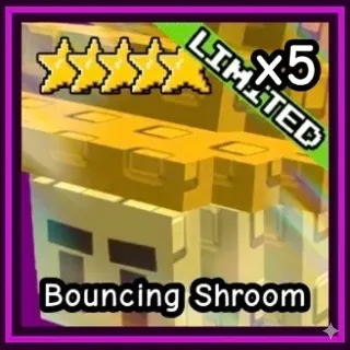x5 Bouncing Shroom - Garden Tower Defense