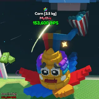 MAX Rainbow Corn| 153k DPS | 3.5kg - Merge and Fight