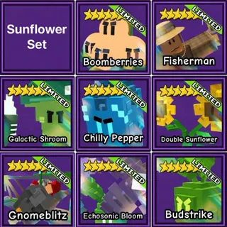 Sunflower Set - Garden Tower Defense