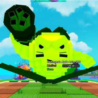 HUGE Neon | Commando Apple | 6.8M DMG | 6.2M DPS - Plants Vs Brainrot LIMITED