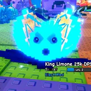 Electrified King Limone | Random DPS | 1-2kg - Plants Vs Brainrot 