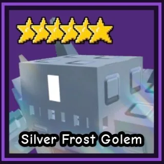 Silver Frost Golem - Garden Tower Defense