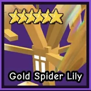 Gold Spider Lily - Garden Tower Defense