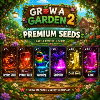 (On Stock!) Premium Seeds/Gear Pack - Grow A Garden 2