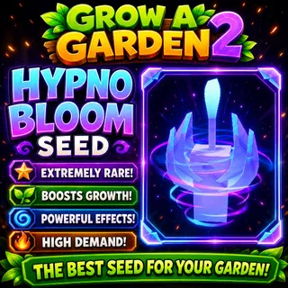 (On Stock!) Hypno Bloom Seed - Grow A Garden 2
