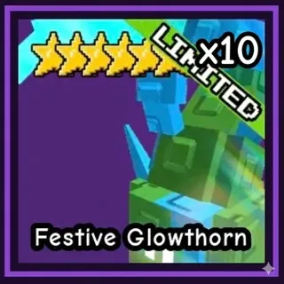 x10 Festive Glowthorn - Garden Tower Defense