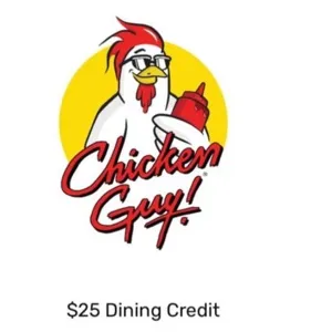 Chicken Guy $25 USD GIFTCARD