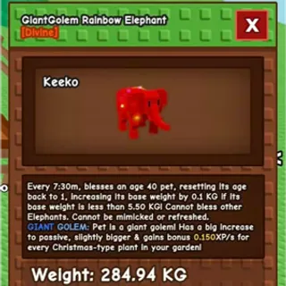 Rainbow Hatch Elephant